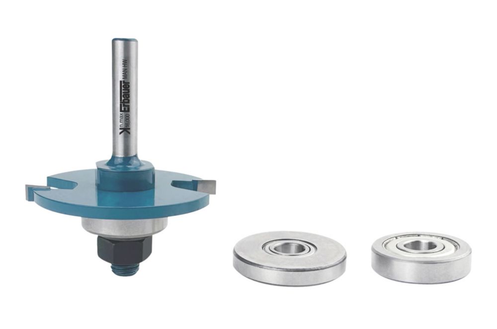 Erbauer  Biscuit Jointing Set 6.35mm 47.6mm 4 Pcs