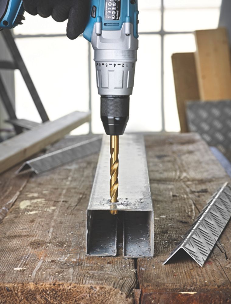 Erbauer  Straight Shank Metal Drill Bits 1.5mm x 40mm 5 Pack