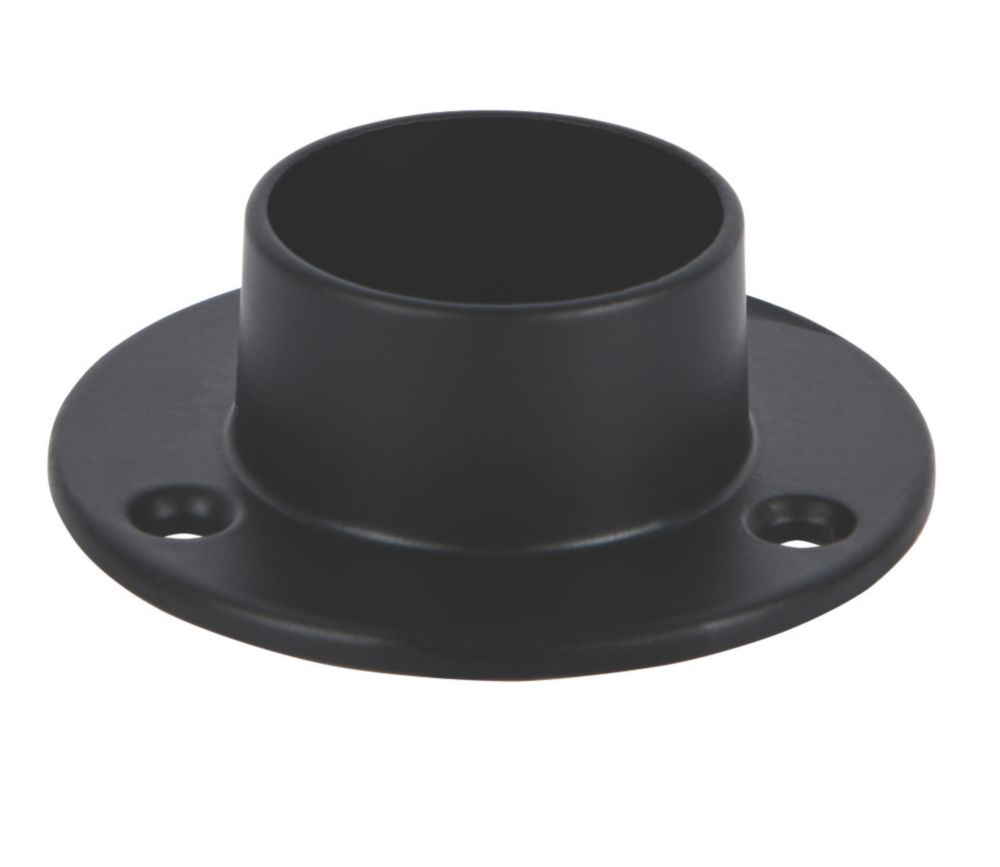 Rothley End Socket Matt Black 25mm