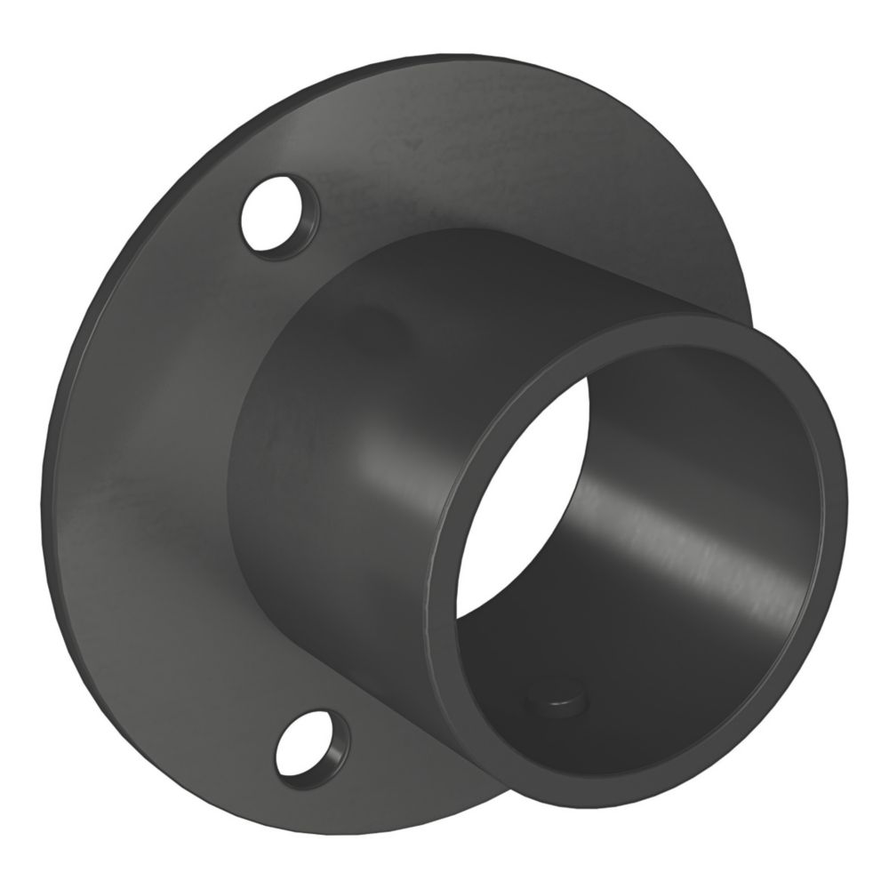 Rothley End Socket Matt Black 25mm