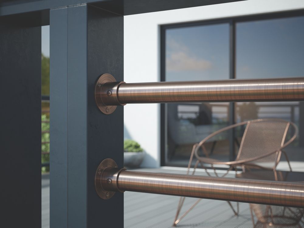 Rothley Decorative Rail Antique Copper 1219mm x 25mm