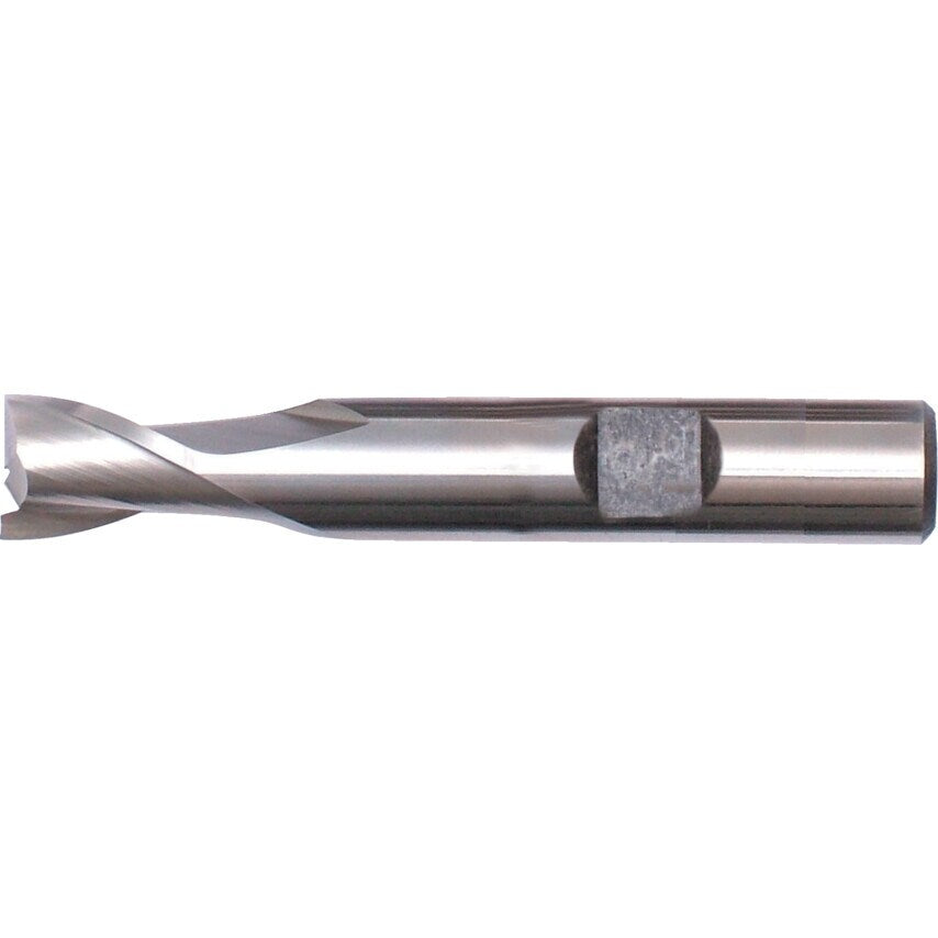 3451 4.00MM HSCo 2 Flute Weldon Shank Slot Drills - Uncoated - DIN 327D