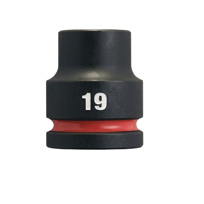 3/4"SQ Drive Shockwave Impact Socket 19mm Std-Ii