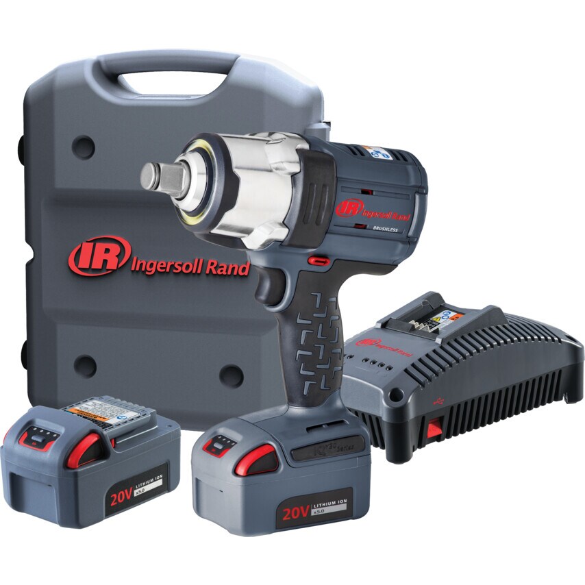 3/4in 20V Cordless Impact Wrench Kit with Battery and Charger