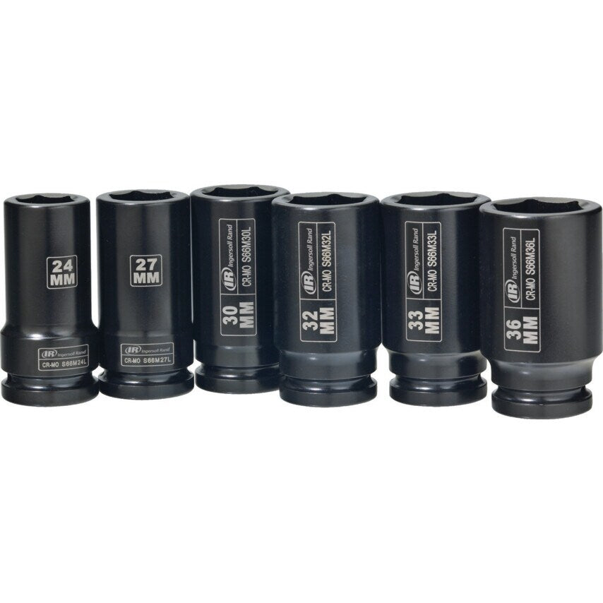 3/4in Metric Universal Long Sockets Cr-Mo Steel (ST-6)