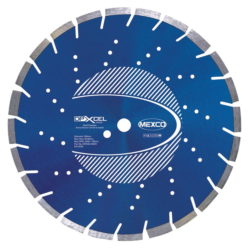 350mm DPXCEL Concrete & Asphalt Diamond Blade