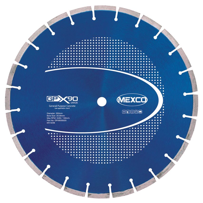 350mm GPX90 Universal Laser Concrete Diamond Blade