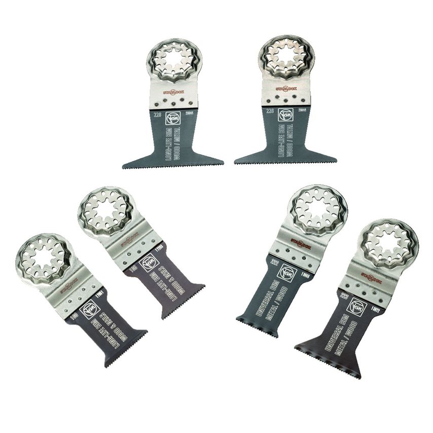 35222967010 Best of E-cut Starlock for Wood and Metal (6 Piece)