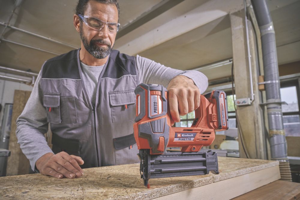 Einhell FIXETTO 18/50 N 50mm 18V Li-Ion Power X-Change  Second Fix Cordless Nail Gun - Bare