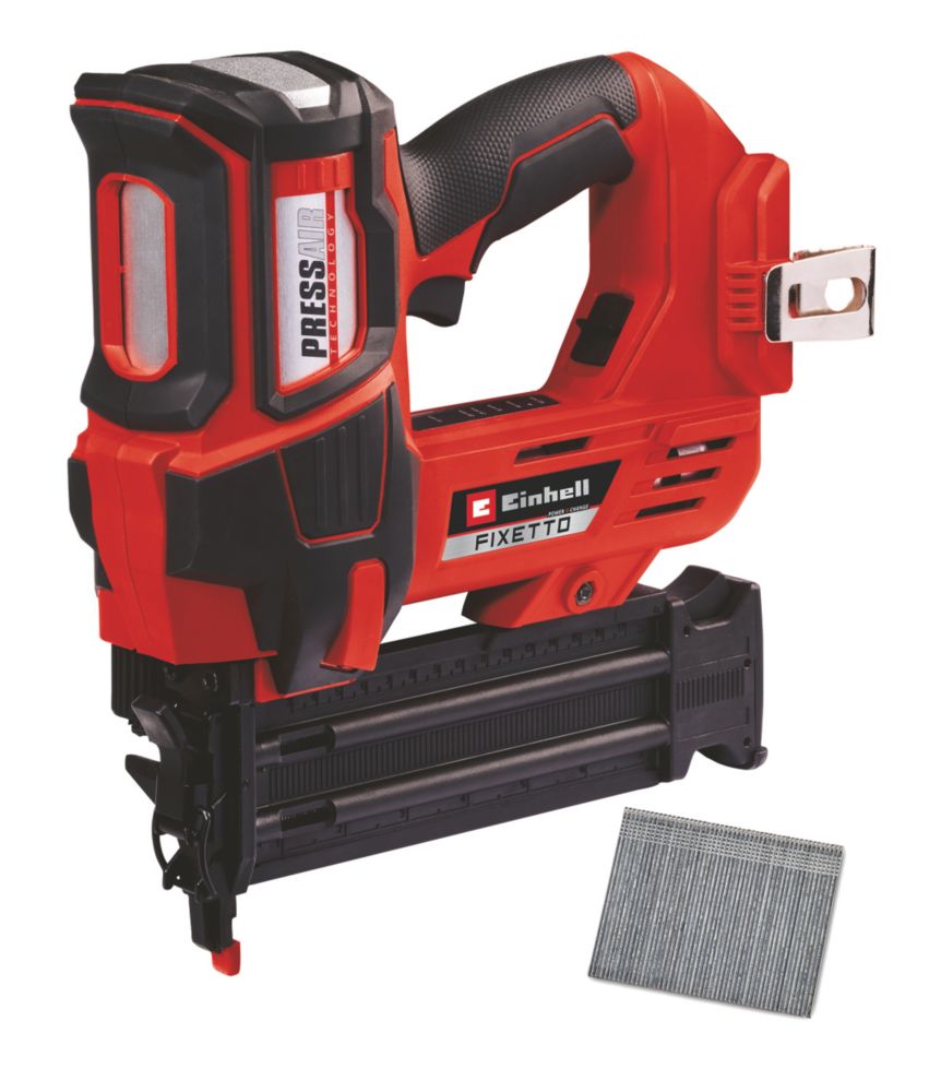 Einhell FIXETTO 18/50 N 50mm 18V Li-Ion Power X-Change  Second Fix Cordless Nail Gun - Bare