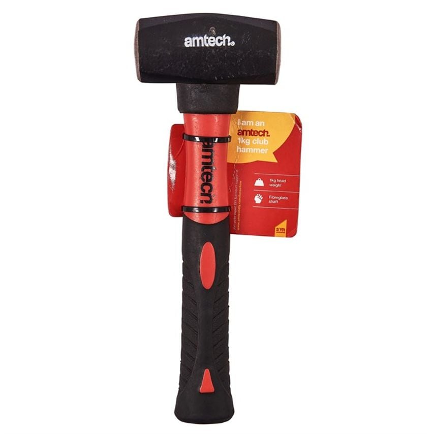 35oz (1kg) Club Hammer with Fibreglass Shaft