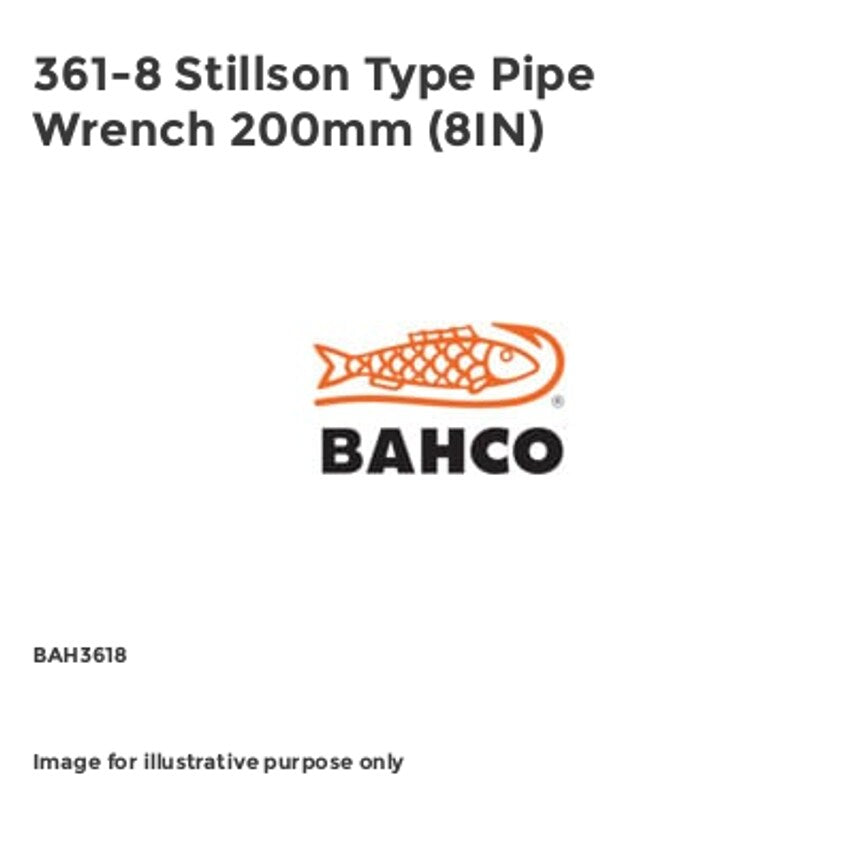 361-8 Stillson Type Pipe Wrench 200mm (8IN)