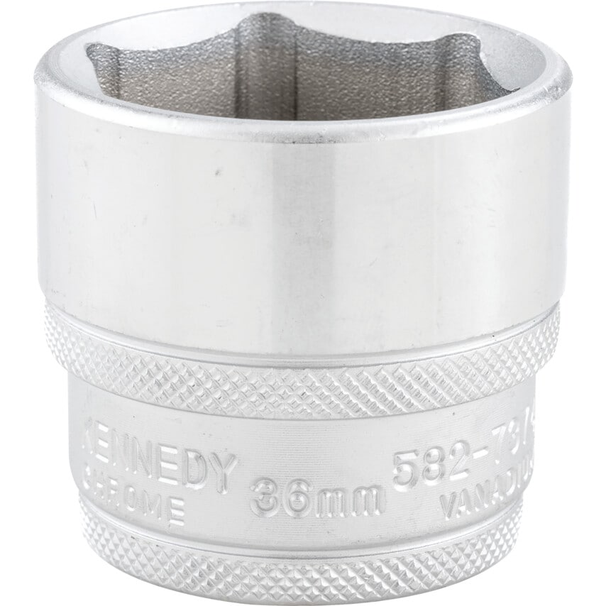 36mm Single Hex Socket 1/2" Square Drive