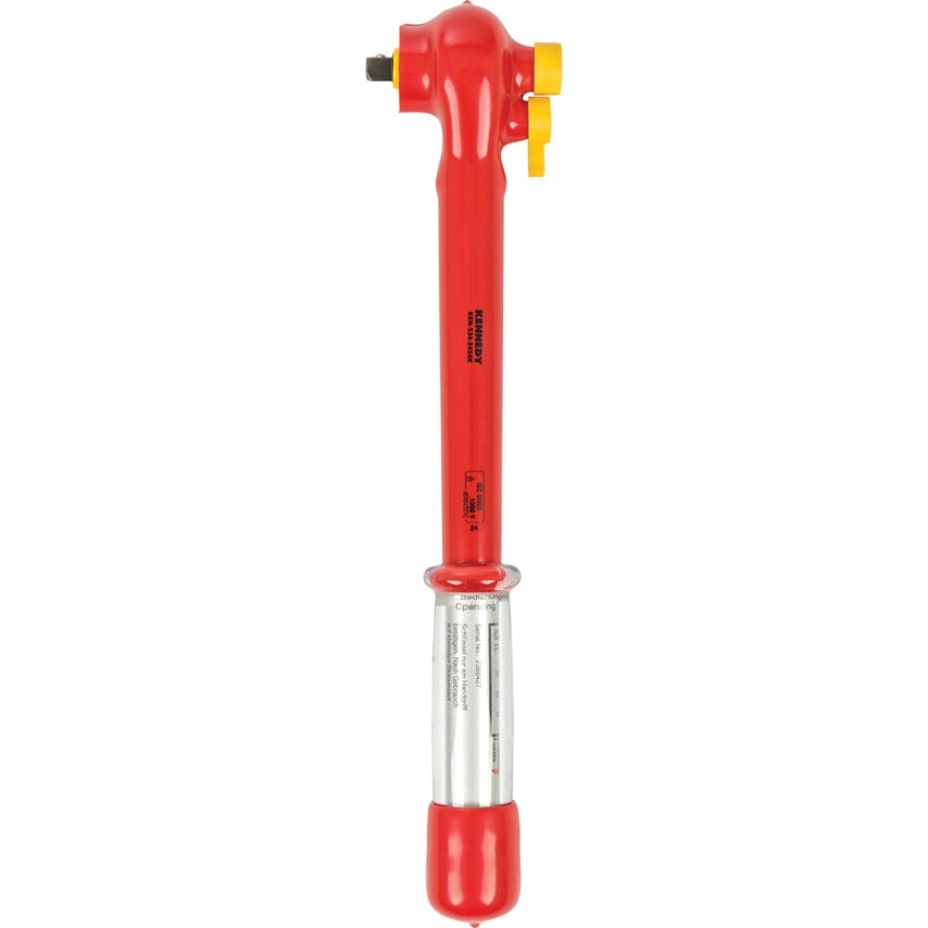 370mm Insulated Adjustable Torque Wrench 3/8" Sq/Dr 5-50Nm 1000V