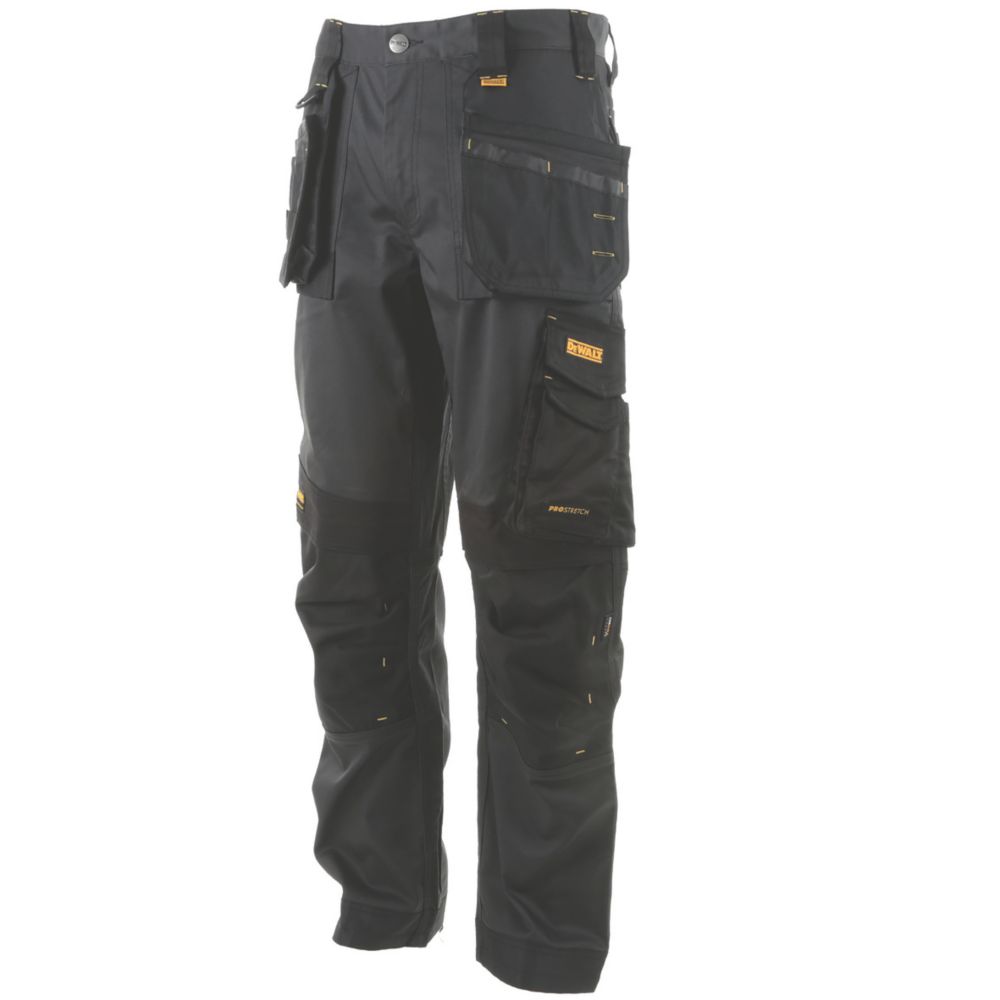 DeWalt Richmond Holster Work Trousers Charcoal Grey 36" W 31" L