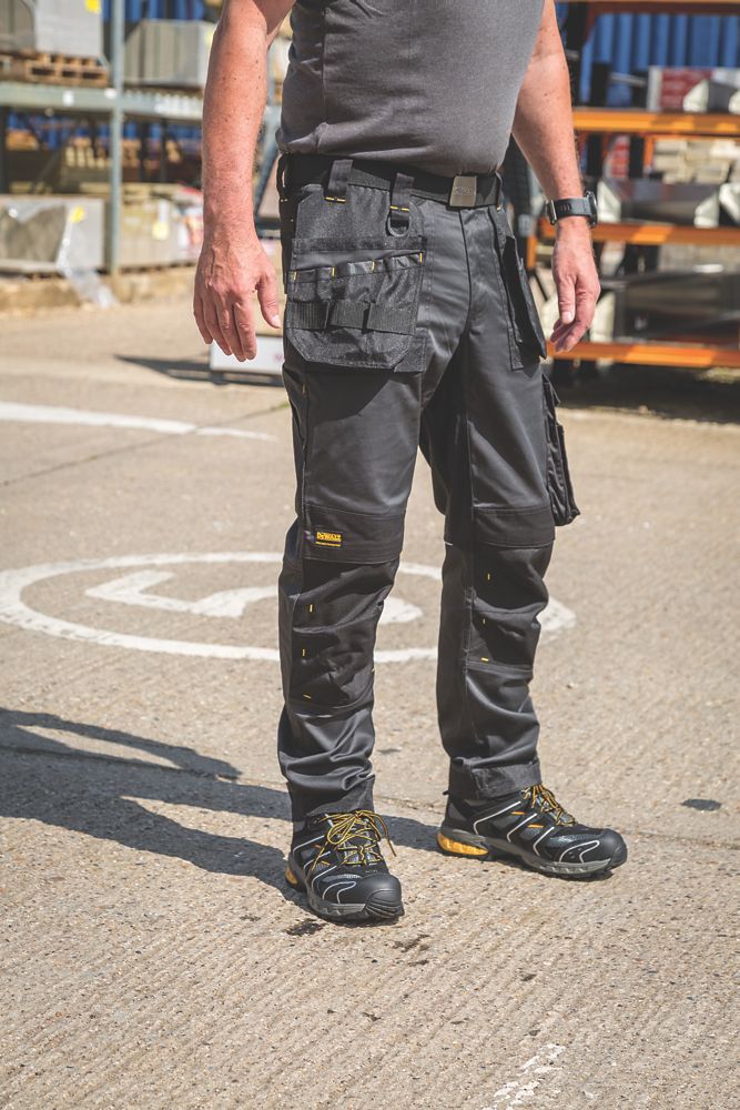 DeWalt Richmond Holster Work Trousers Charcoal Grey 36" W 31" L