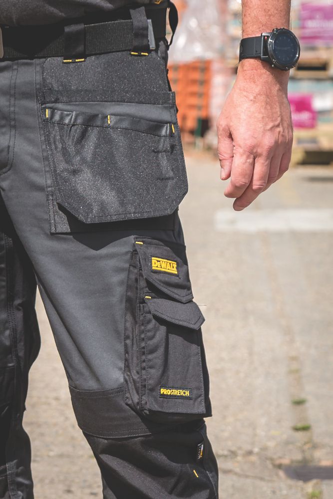 DeWalt Richmond Holster Work Trousers Charcoal Grey 36" W 31" L
