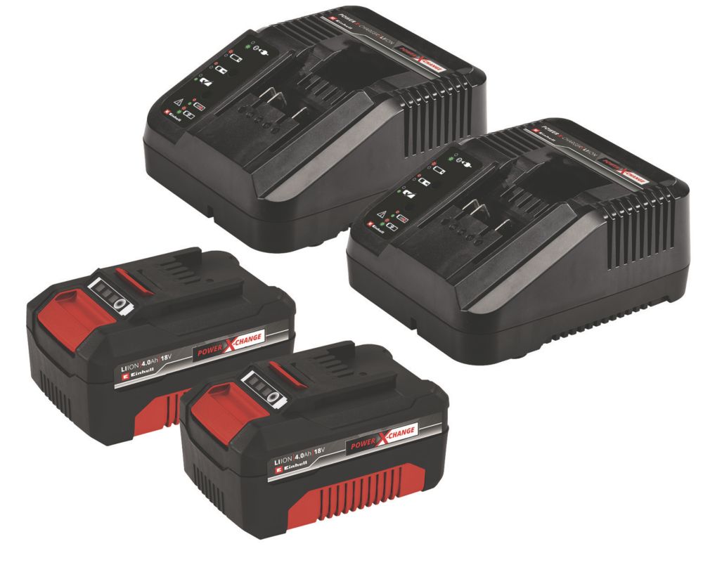 Einhell GE-CM 43 Li M Kit 36V 2 x 4.0Ah Li-Ion Power X-Change Brushless Cordless 43cm Lawn Mower