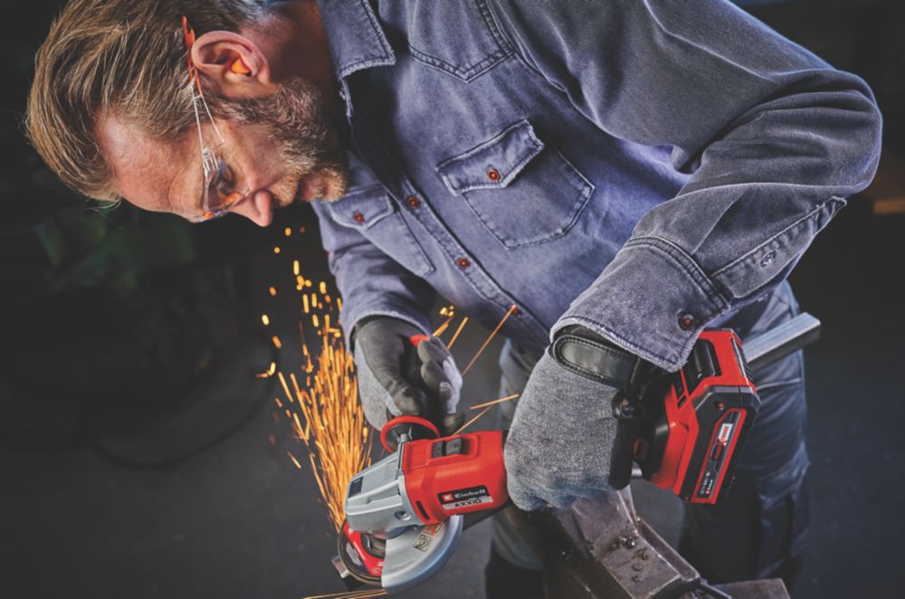 Einhell AXXIO 18/115 Q 18V Li-Ion Power X-Change 4 1/2" Brushless Cordless Angle Grinder - Bare