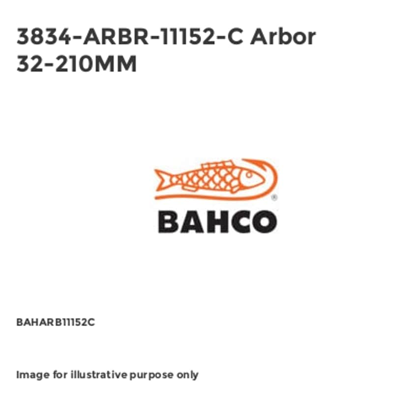 3834-ARBR-11152-C Arbor 32-210MM BAHARB11152C