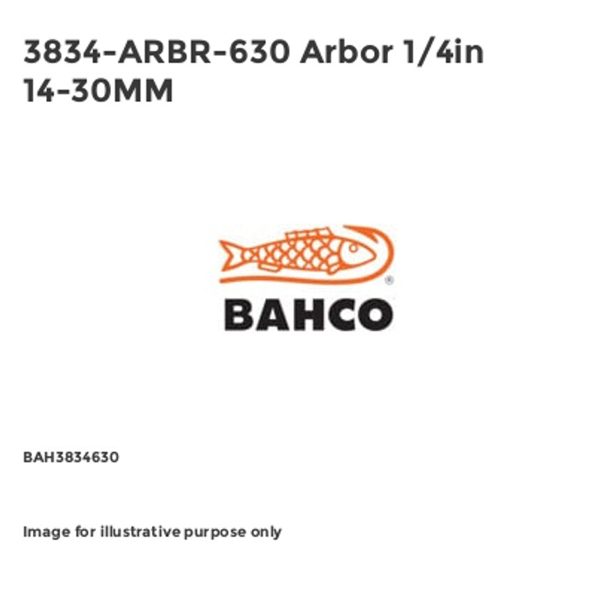 3834-ARBR-630 Arbor 1/4in 14-30MM BAH3834630