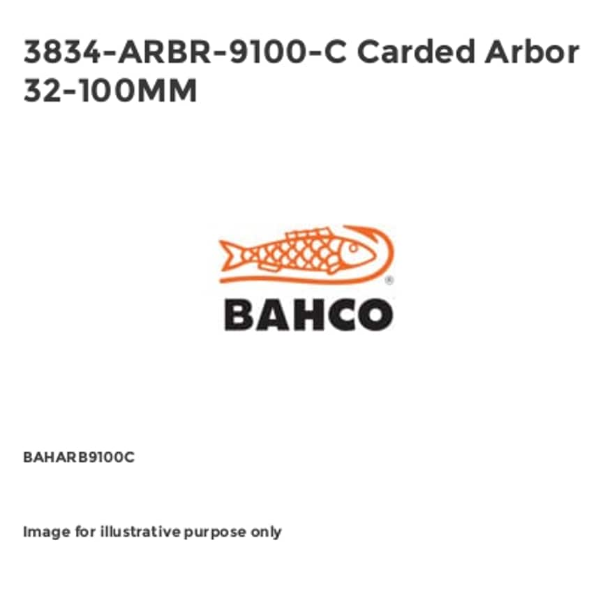 3834-ARBR-9100-C Carded Arbor 32-100MM BAHARB9100C