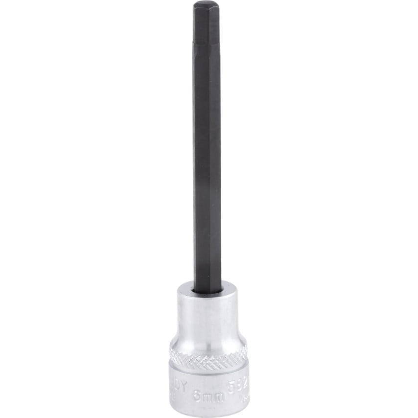 3/8" Drive Long Hexagon Bit Socket H6 x 100mm