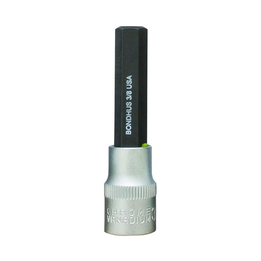 3/8" Hex 2" Inhex Socket Bit + Hex Socket, 3/8", 43214