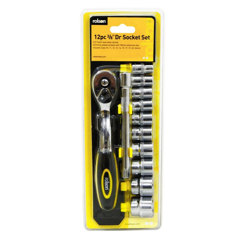3/8" Ratchet Handle & Sockets