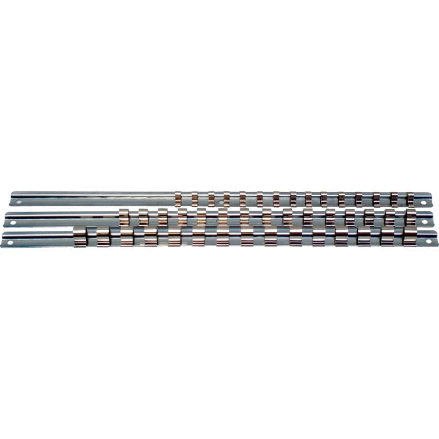 3/8" S/D Socket Rack C/W15 Spring Clips