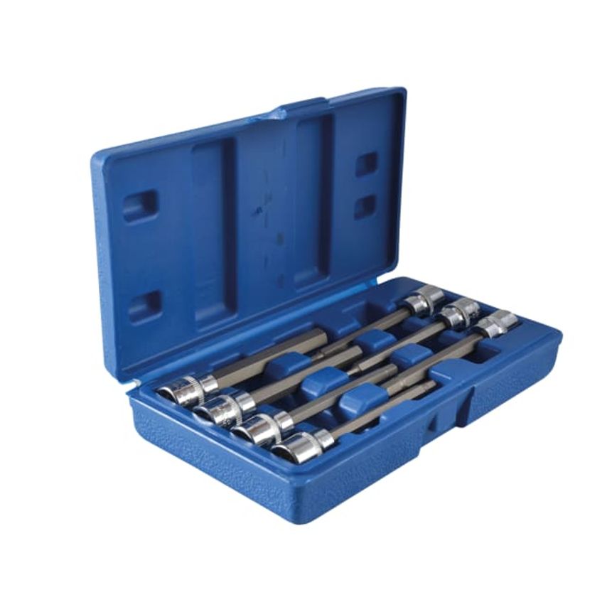 3/8in Drive Extra Long Hex Socket Bit Set, 7 Piece B/S01516