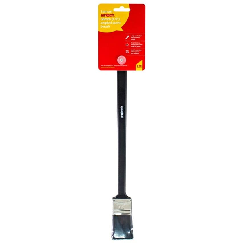 38mm (1.5") Long Reach Angled Paint Brush