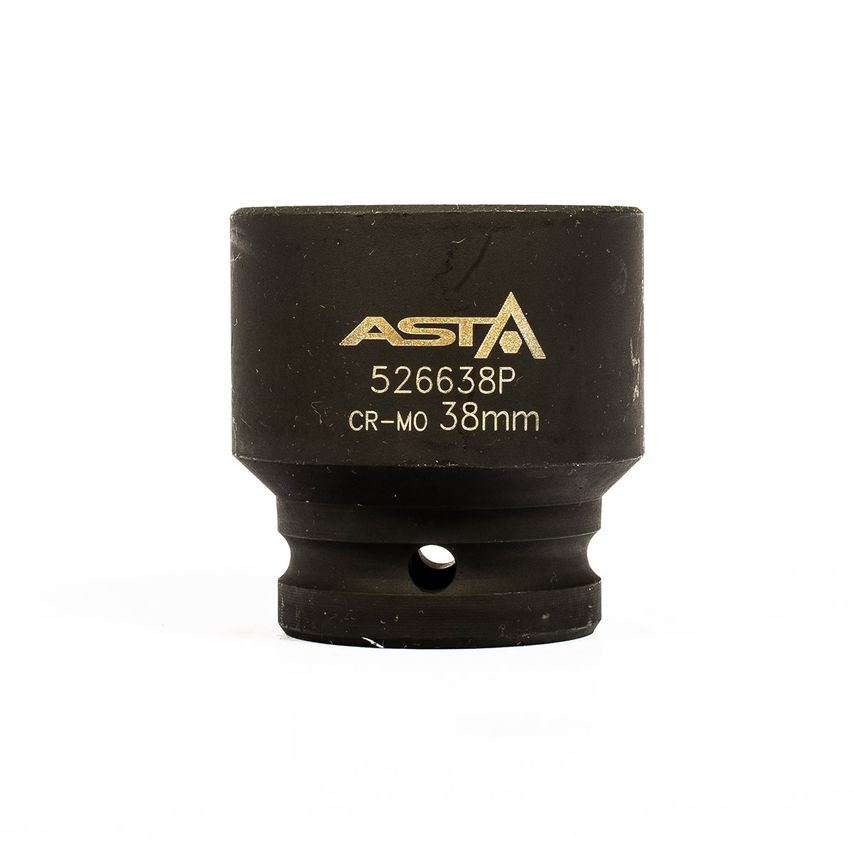 38mm 3/4" Drive Short Impact Socket 6 Point (6PT) Heavy Duty 57mm Length