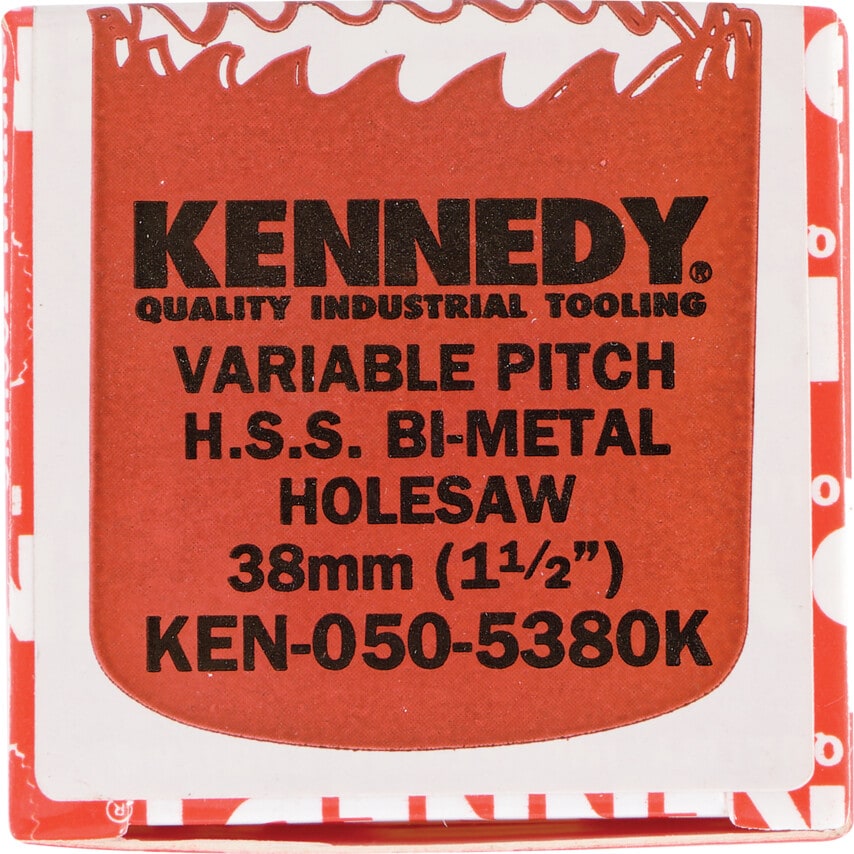 38mm Diameter (1.1/2") Bi-Metal V/P Holesaw