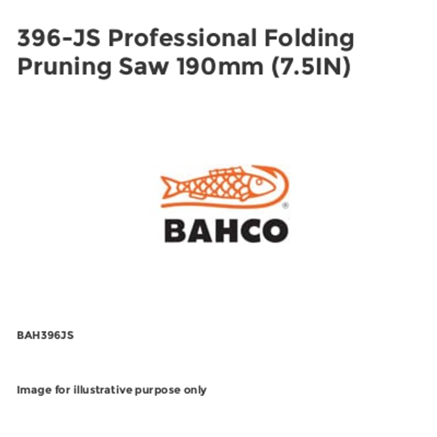 396-JS Professional Folding Pruning Saw 190mm (7.5IN) BAH396JS