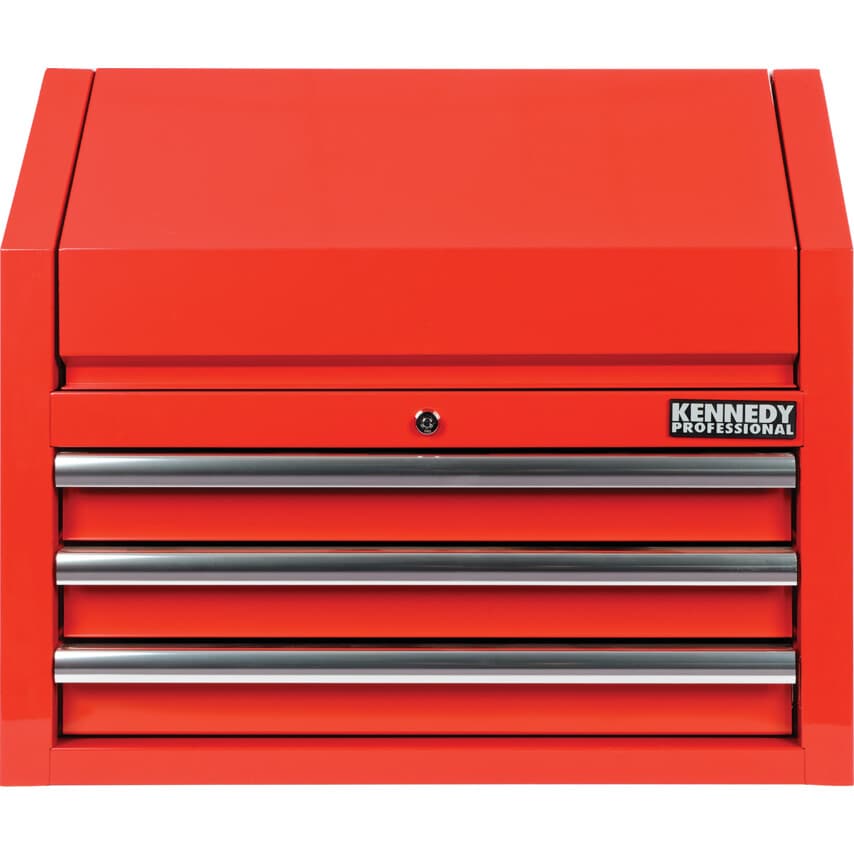 3-Drawer Extra Heavy Duty Tool Chest with Large Top Compartment