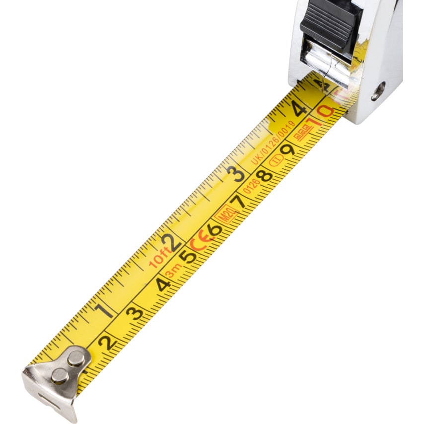 3M/10' Locking Tape Rule - Chromed Case