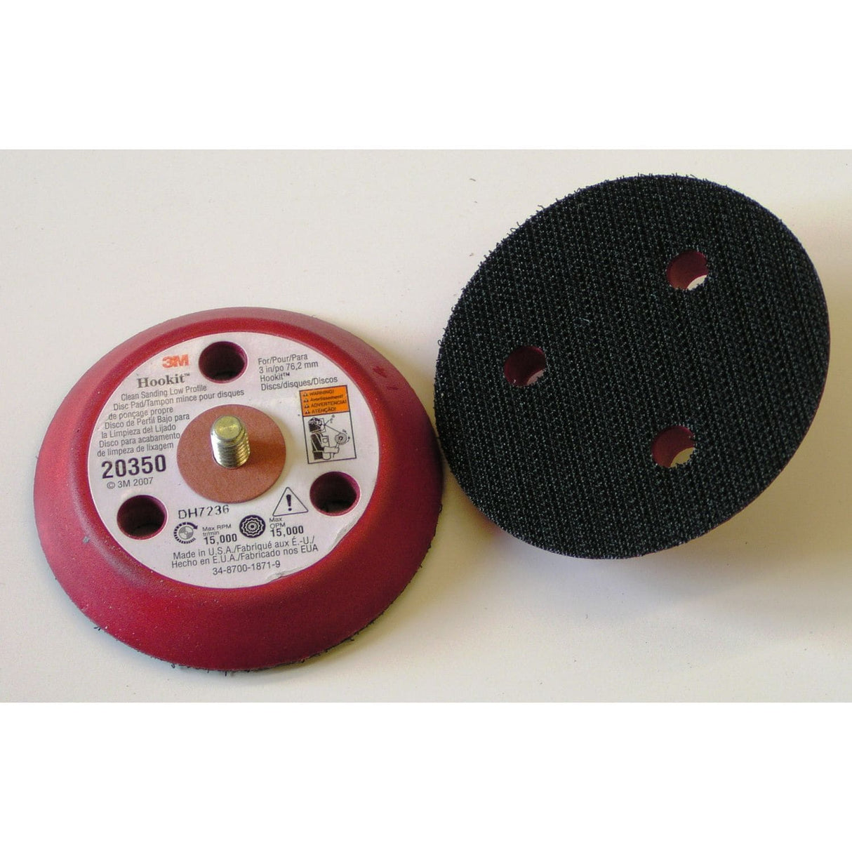 3M Xtract Low Profile Back-up Pad, 76 mm x 12.7 mm x 6mm