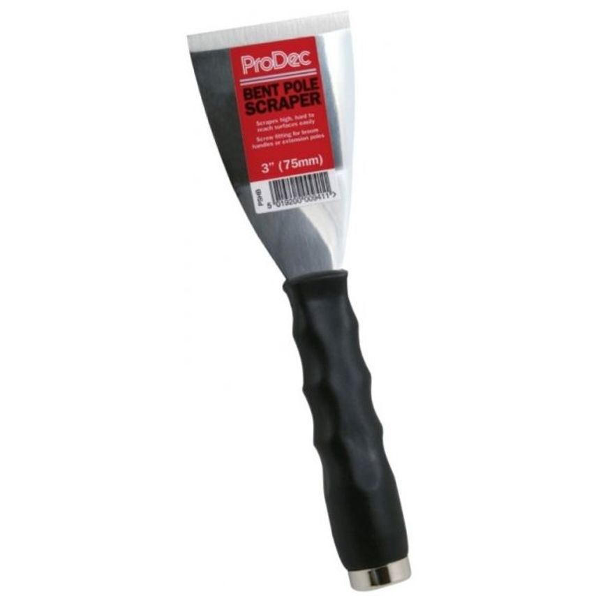 3" Bent Pole Scraper Head