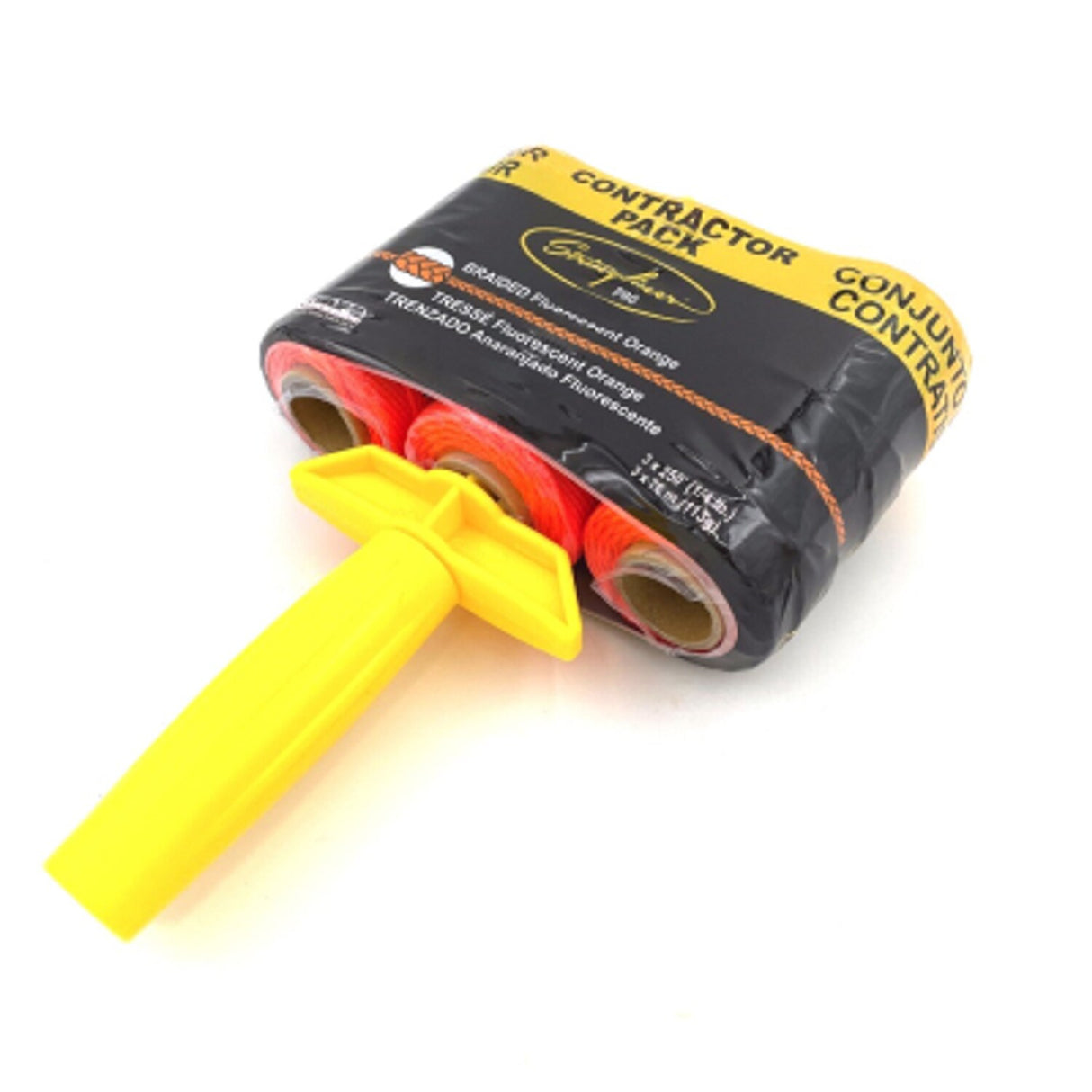 3 Pack of 250' Fluorescent String Line Cores - Orange