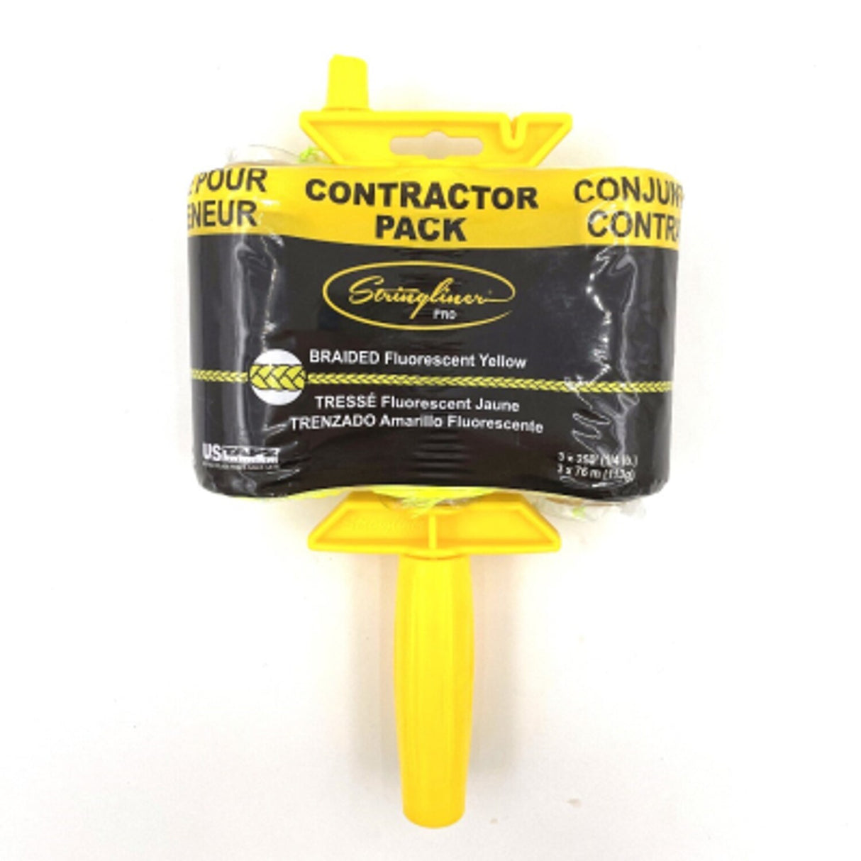 3 Pack of 250' Fluorescent String Line Cores - Yellow