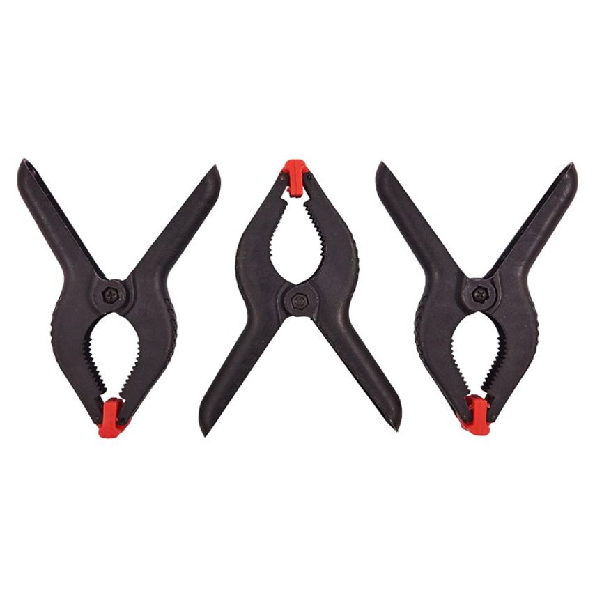 3 Piece 150mm (6") Plastic Clamp Set