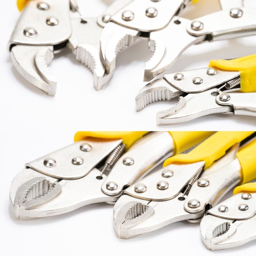 3 Piece Curved Jaw Locking Pliers