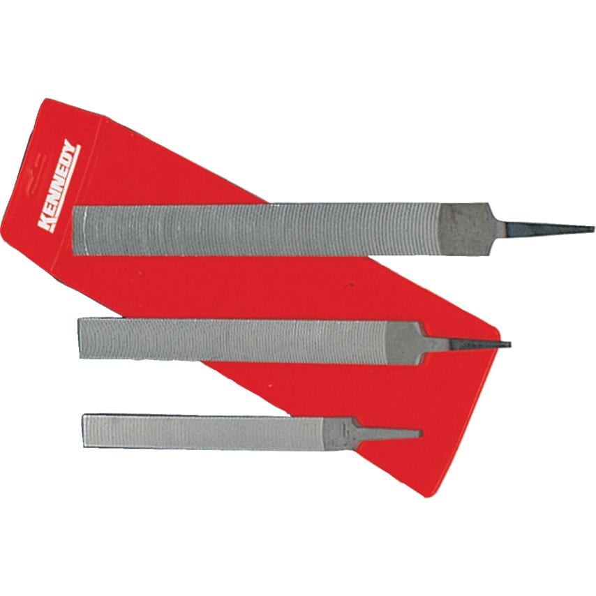 3 Piece Hand Curved Tooth Milled File Set