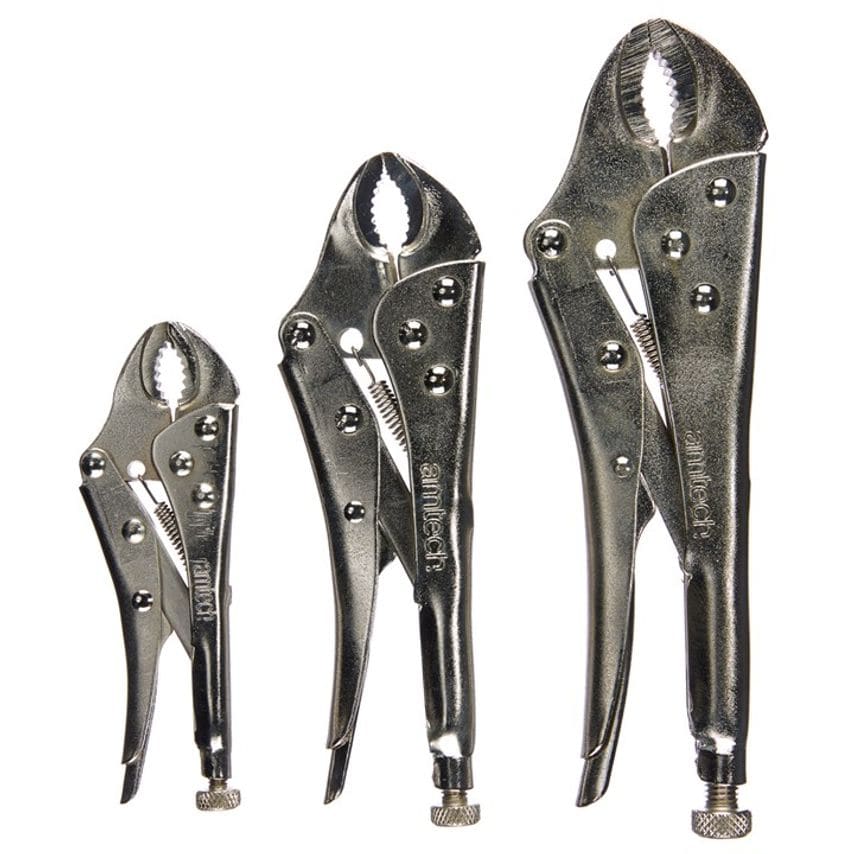 3 Piece Locking Grip Plier Set
