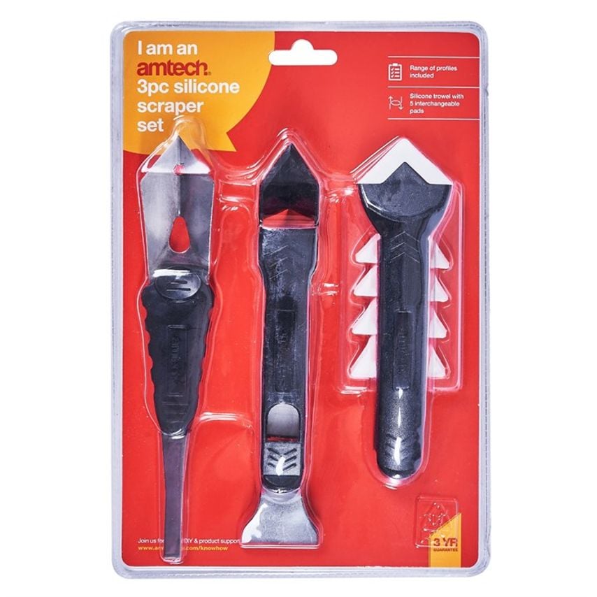 3 Piece Silicon Scraper Set