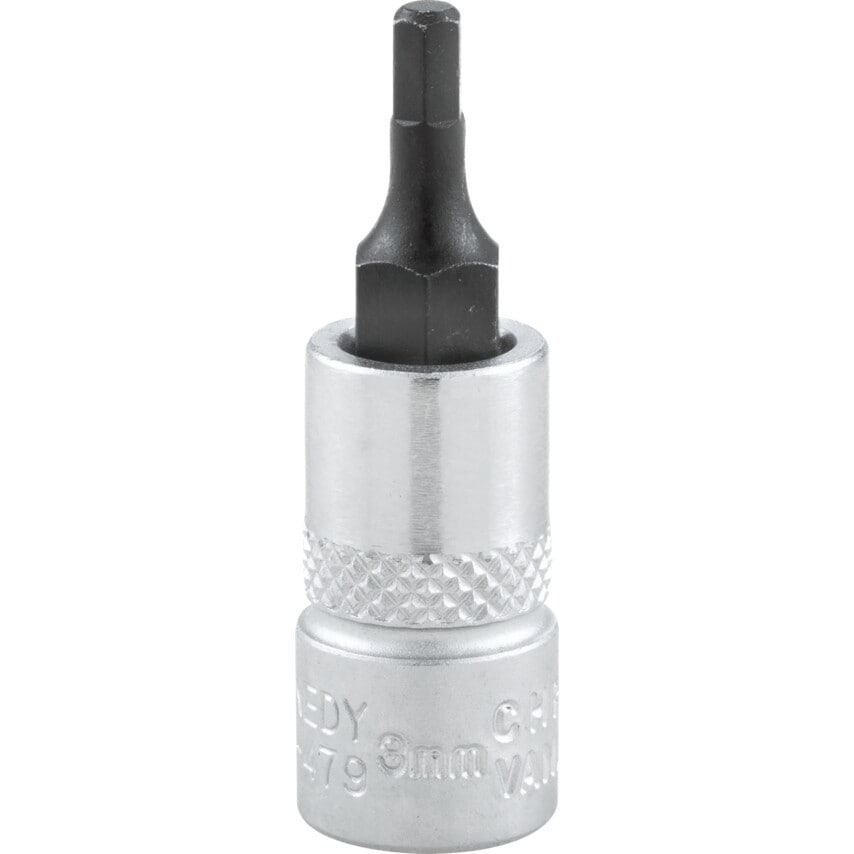 3mm Hex Socket Bit 1/4" Square Drive