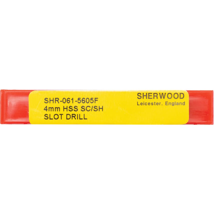 4.00MM HSS 2 Flute Threaded Shank Short Series Slot Drill