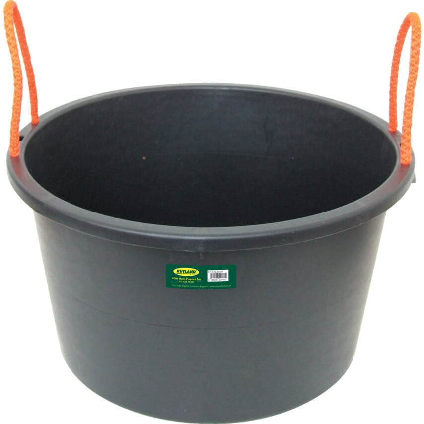 40L Multi-Purpose Tub Black