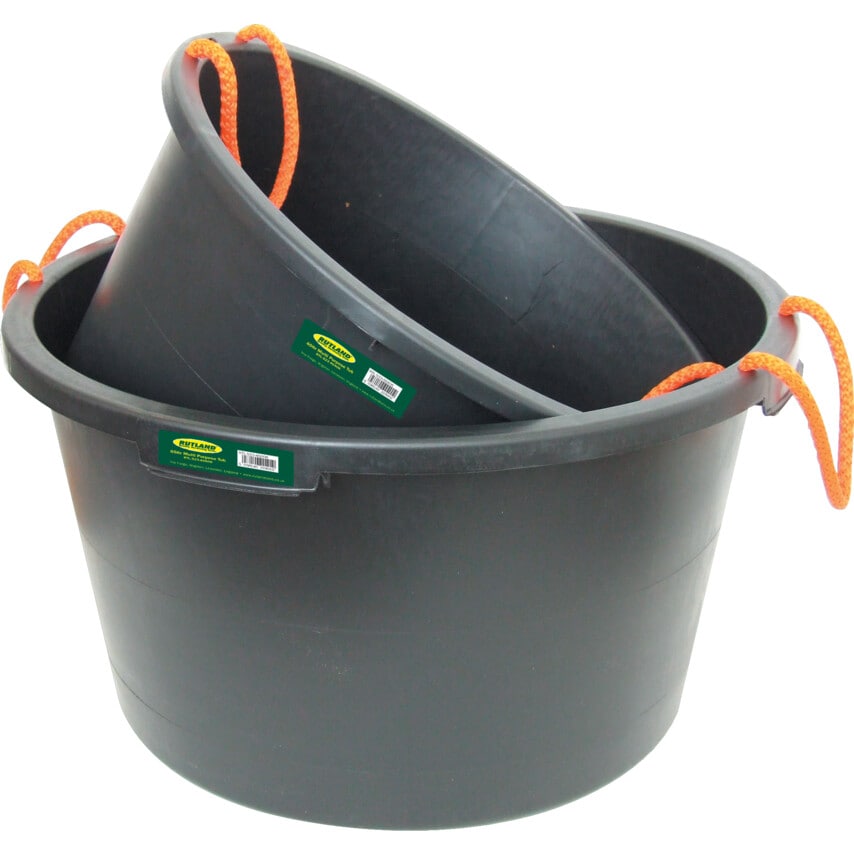 40L Multi-Purpose Tub Black